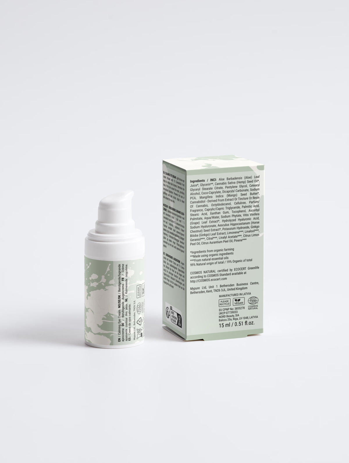 Crème contour des yeux hydratante au CBD