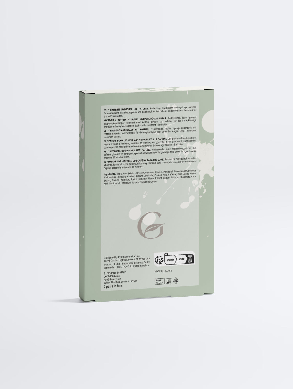 Caffeine + Vitamin C Energizing Hydrogel Eye Patches