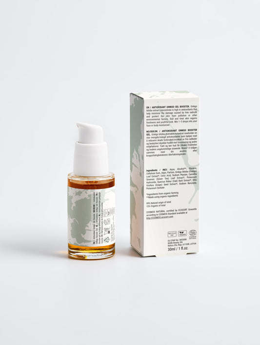 Gel booster antioxydant au ginkgo biloba