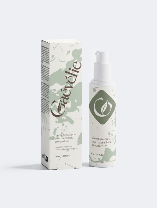 Crème de nuit peaux sensibles — sans parfum