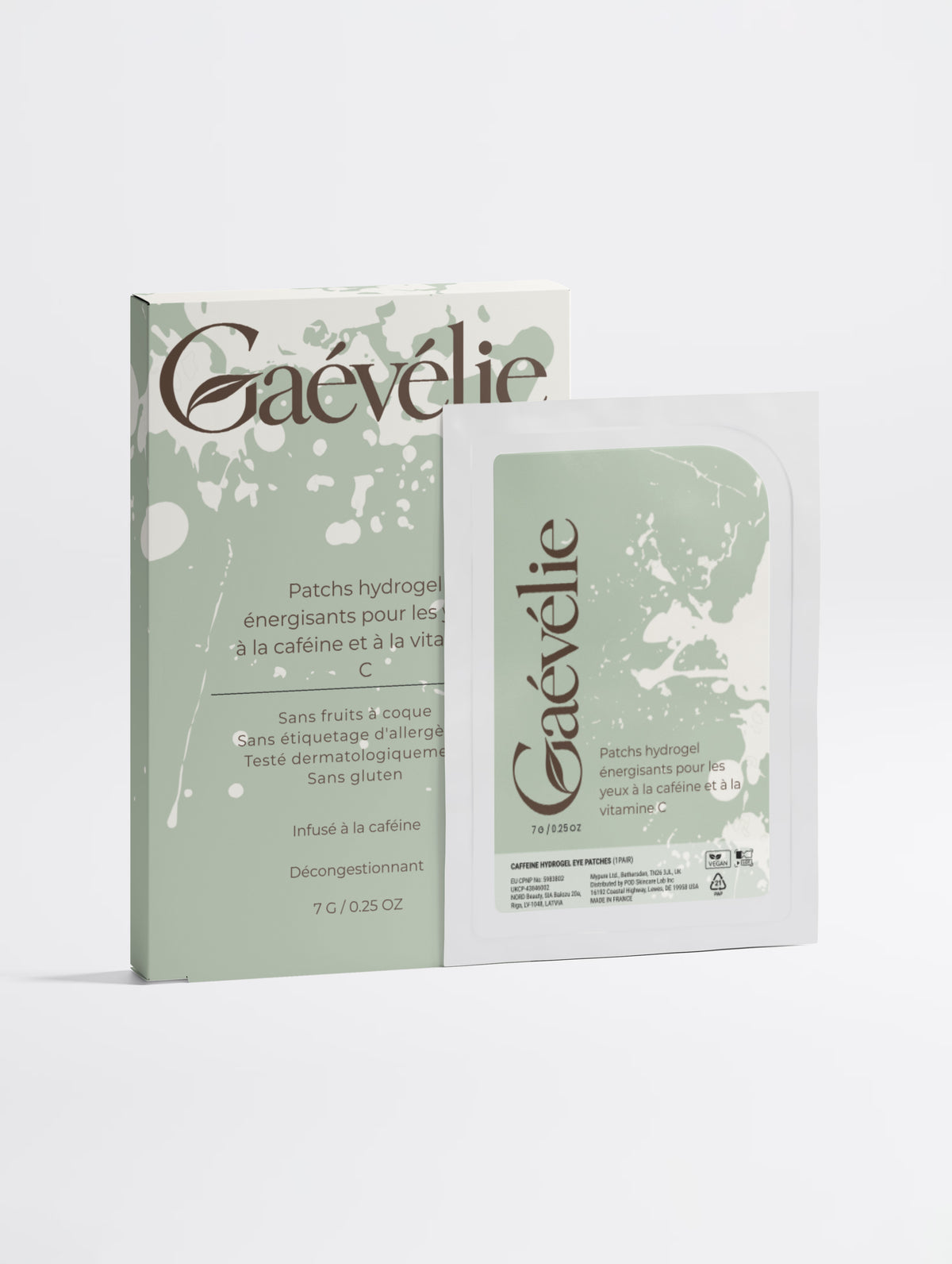 Patchs yeux caféine & vitamine C — 7 paires